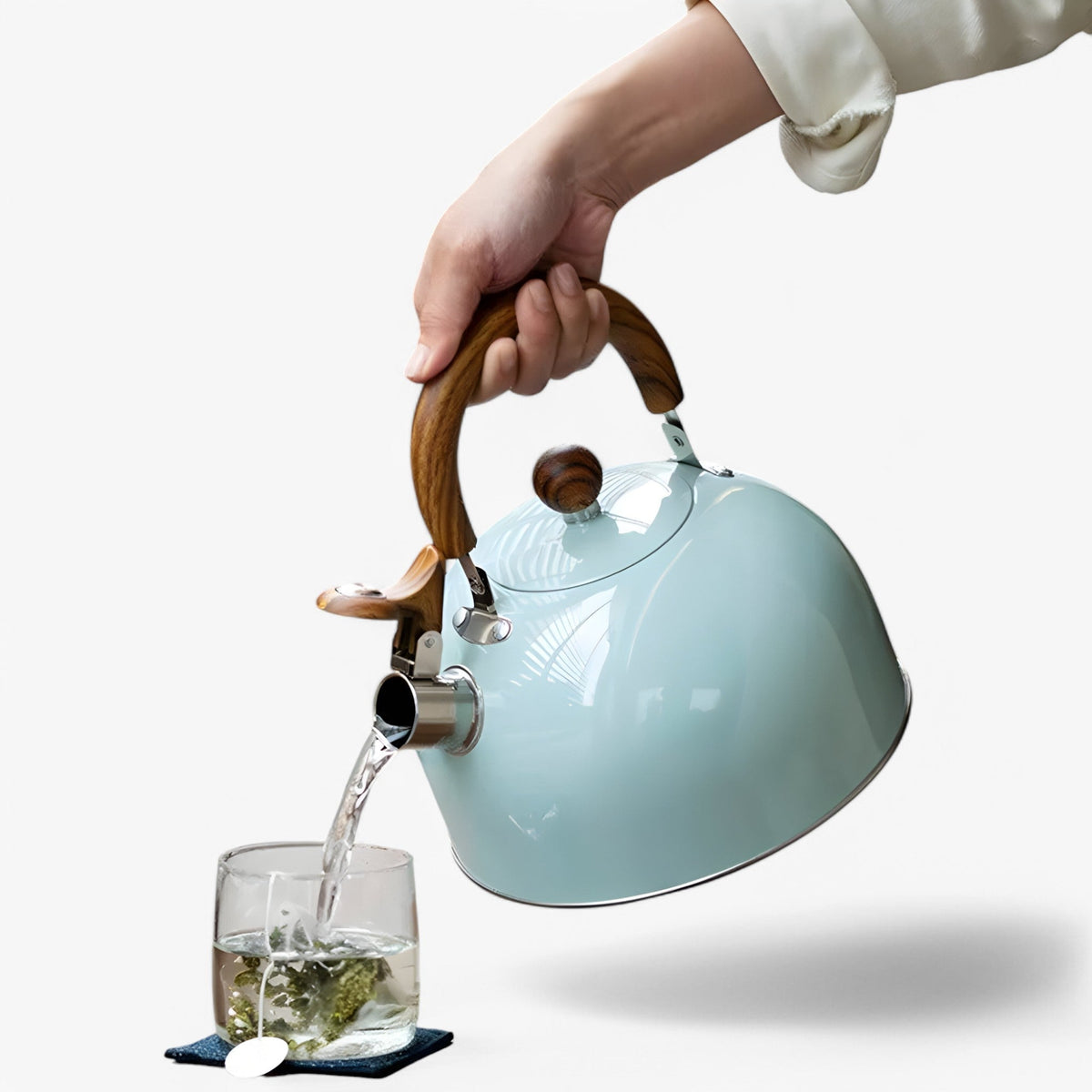2.5L Induction Whistling Kettle for Induction Hobs with Safety Features