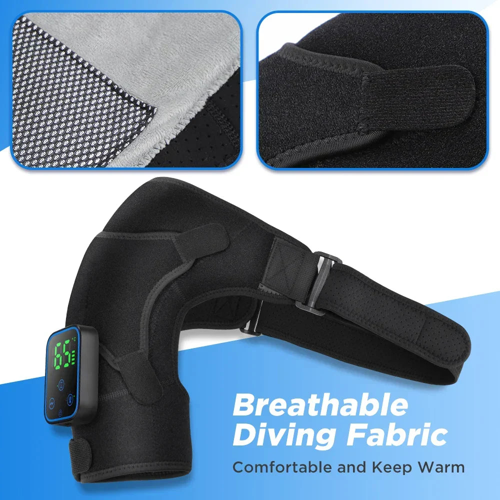 3-in-1 Electric Shoulder, Elbow, and Knee Brace with Heat and App Control