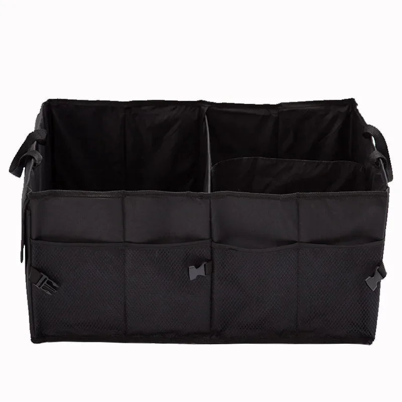 56L Foldable Car Boot Organiser with 3 Compartments - Waterproof 600D Oxford