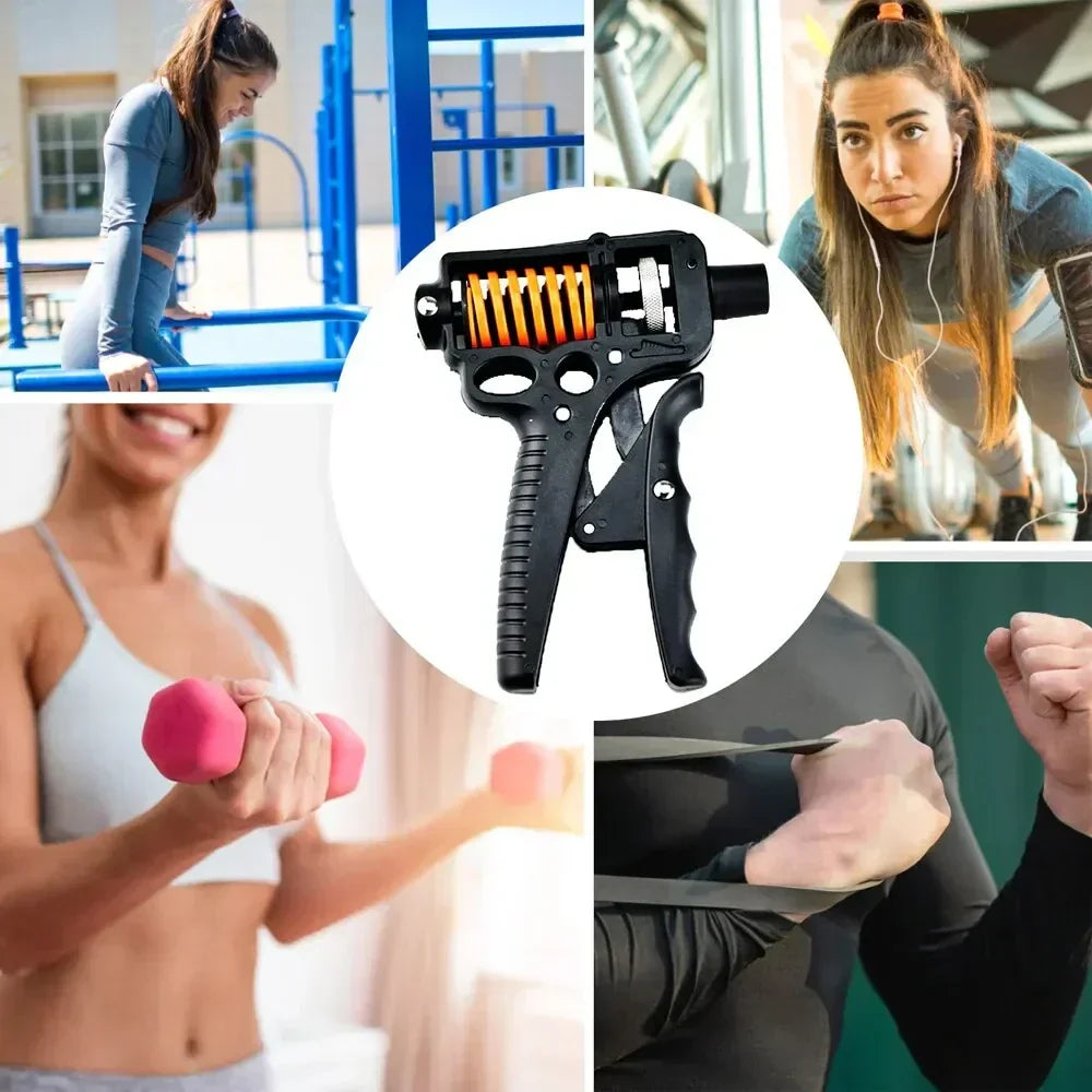 Adjustable 5–165kg Heavy Grip Strengthener - Finger Expander for Arm, Wrist, and Forearm Training