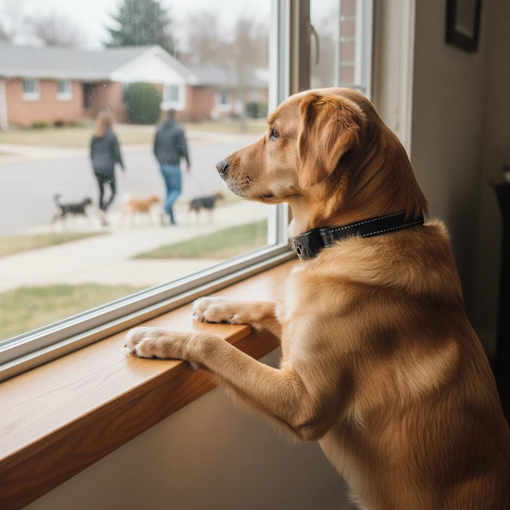 Anti-Bark Dog Collar with Adjustable Vibration Modes