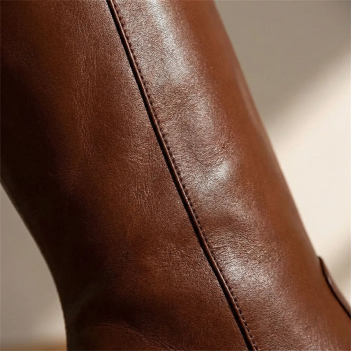 Block Heel Knee-High Boots