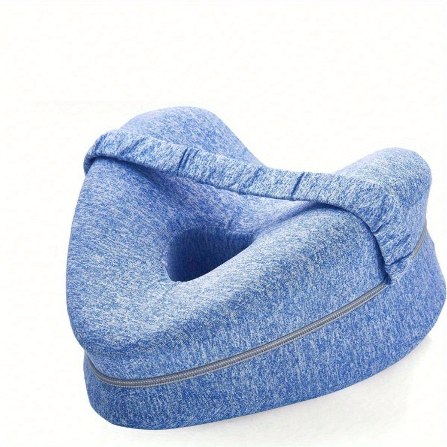 Ergonomic Knee Pillow for Side Sleepers with Removable and Washable Cover