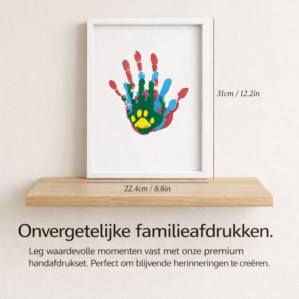 Family Portrait – Handprint Portrait Gift