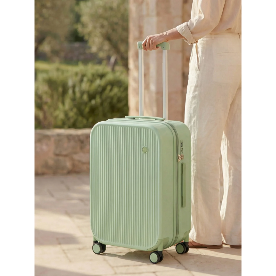 Hardshell Suitcase with Cup Holder