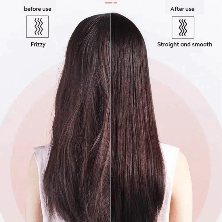 Heated Hair Straightener Brush and Comb
