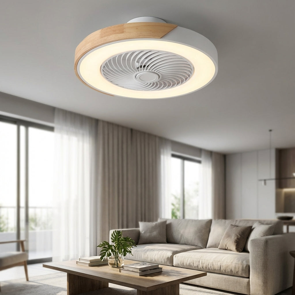 LED Ceiling Fan with Light Fixture