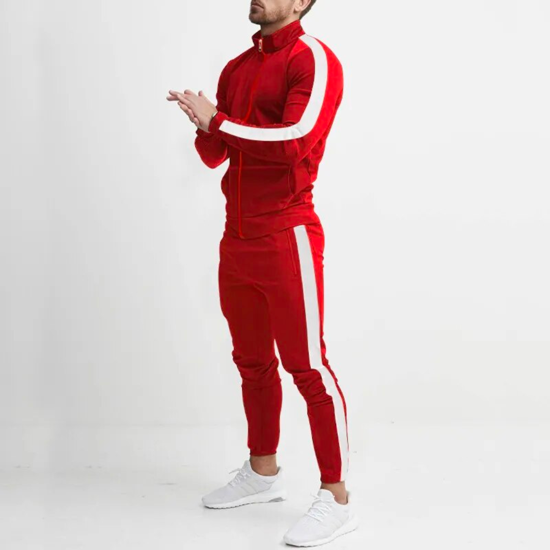 Men's Casual Jogging Tracksuit Set
