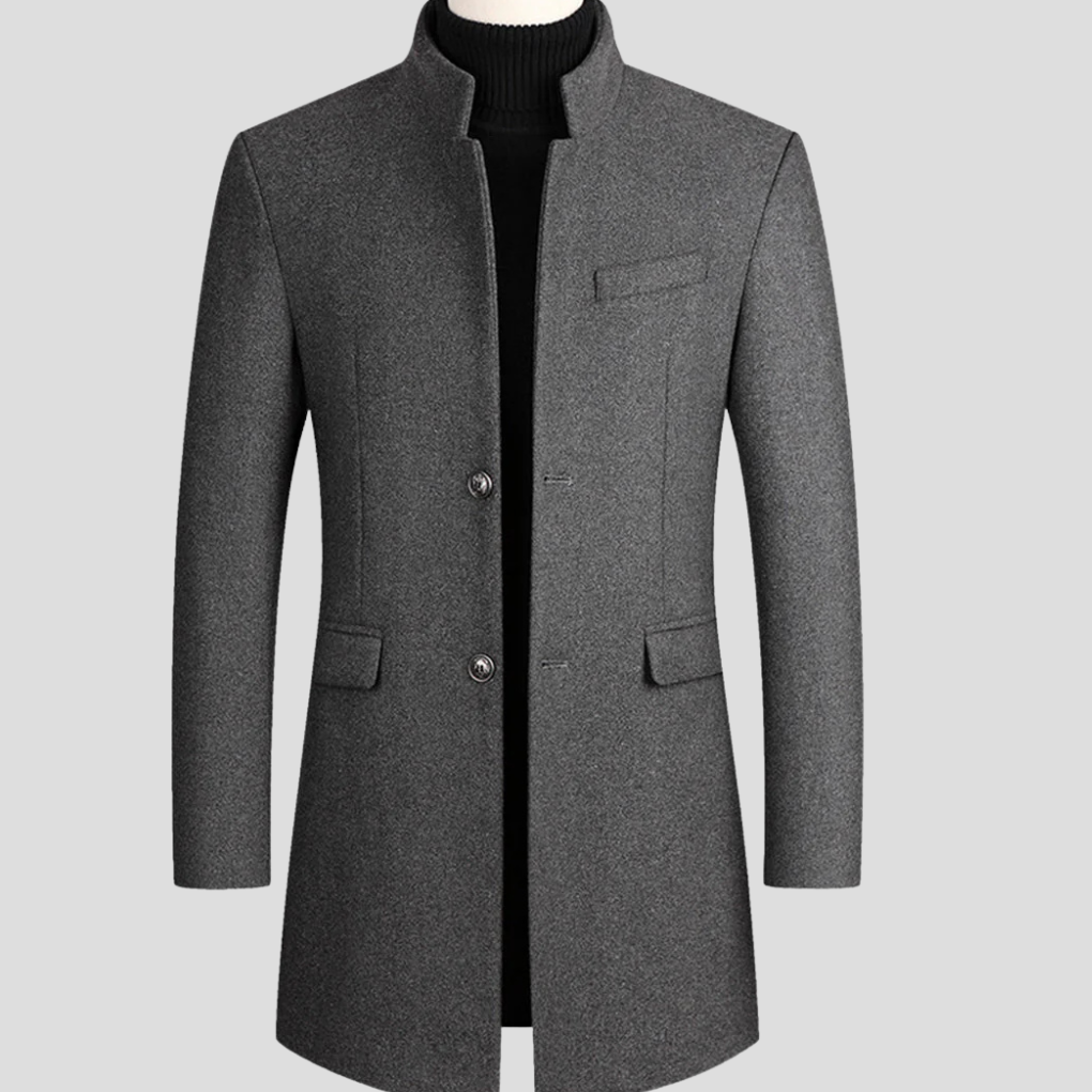 Men's Elegant Coat – Refined Classic Outerwear