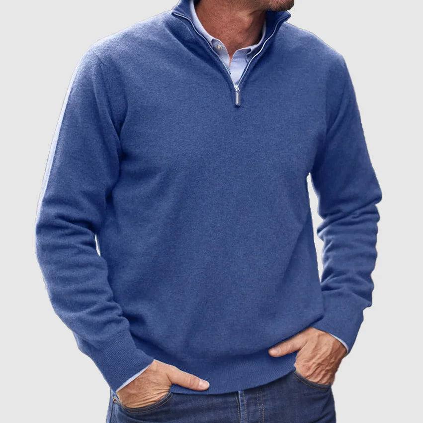 Men's Quarter-Zip Sweater