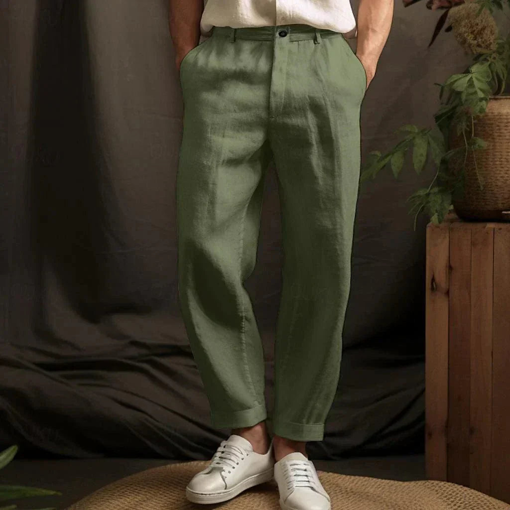 Men's Summer Trousers with Pockets