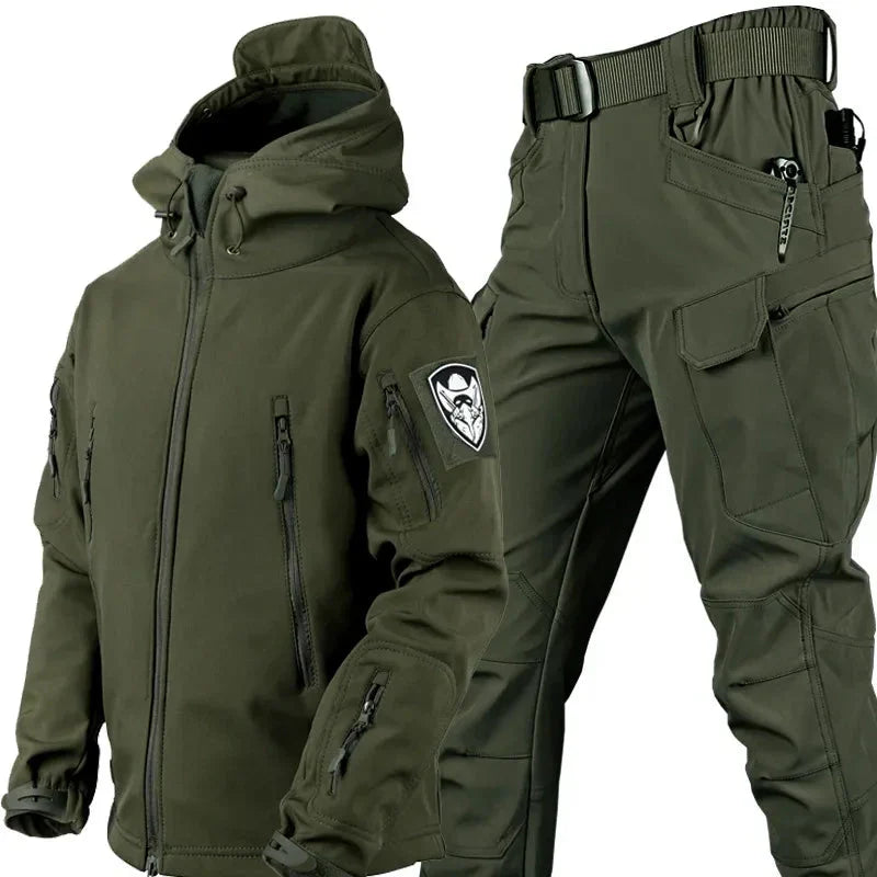 Men's Tactical Outdoor Set with Jacket and Pants