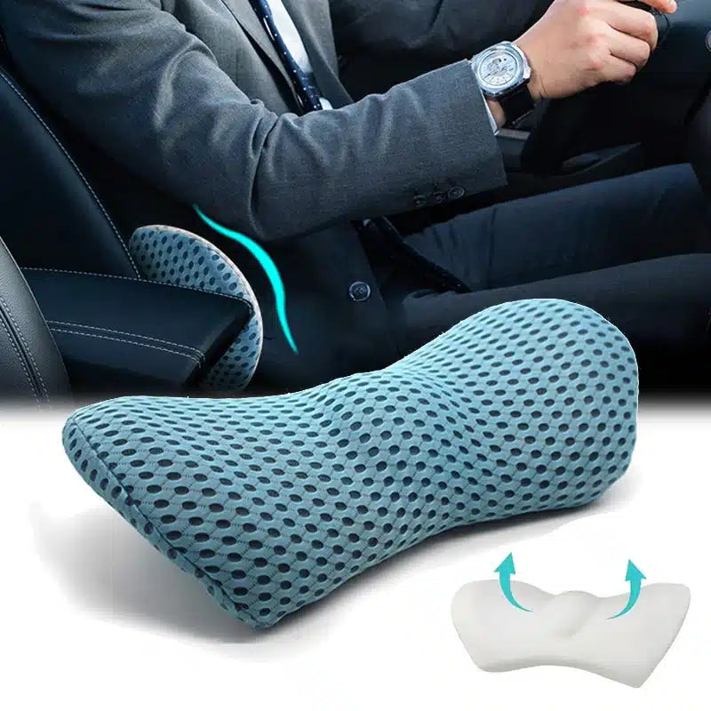 Multi-Use Ergonomic Memory Foam Lumbar Support Cushion