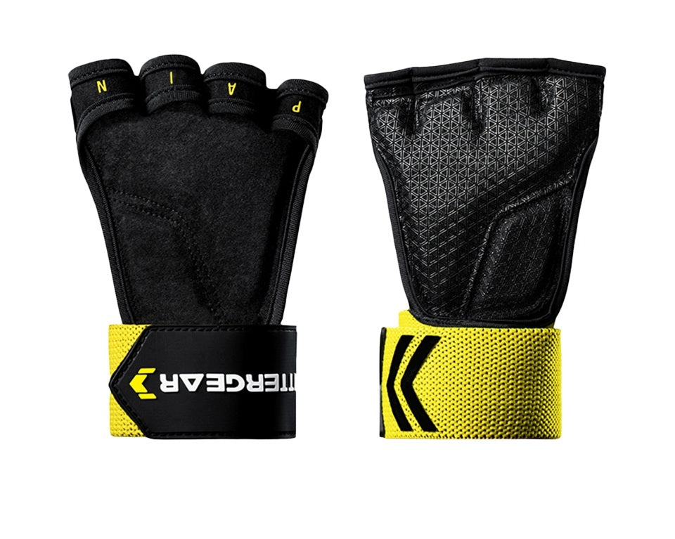 Non-Slip, Anti-Callus Pull-Up Grips and Wrist Gloves