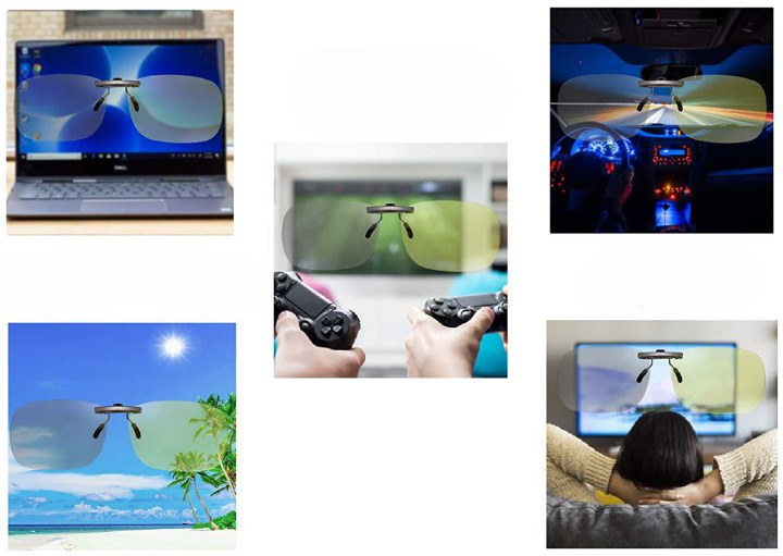 Polarized Clip-On Sunglasses