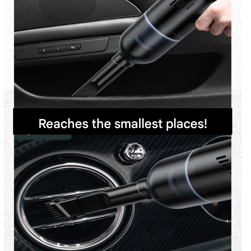 Portable Car Vacuum Cleaner | Lightweight, Low Noise & Powerful