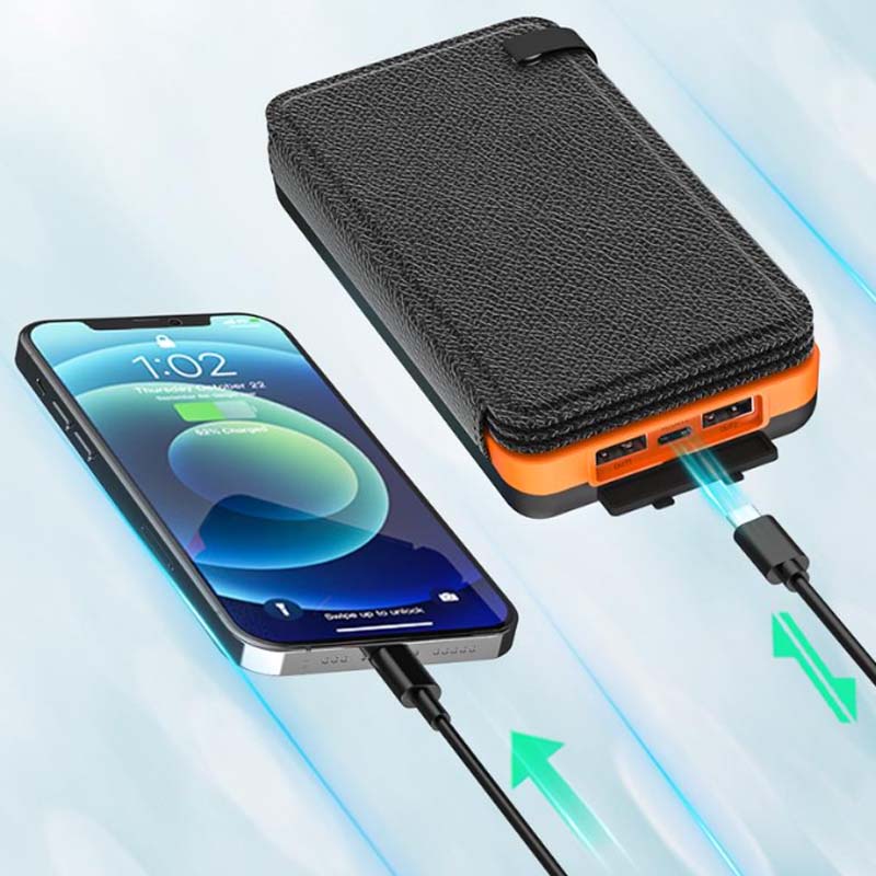 Portable, Foldable, and Waterproof Solar Power Bank