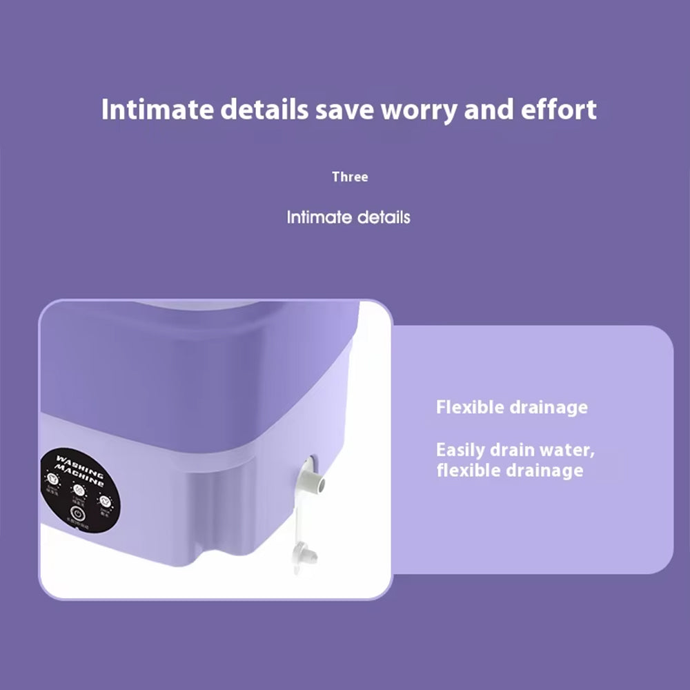 Portable Foldable Washing Machine with Drying Function