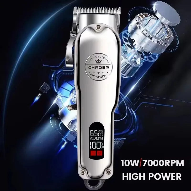 Rechargeable Metal Dog Hair Clipper - Precision Pet Trimmer