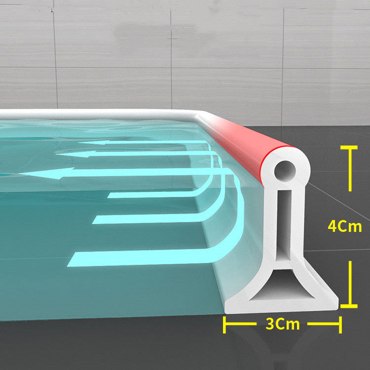 Shower Water Retention Barrier – Keeps Bathroom Floors Dry and Prevents Slipping