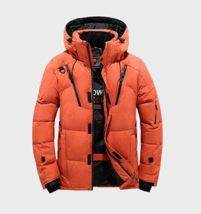 Thickly Insulated Waterproof and Windproof Winter Parka Jacket
