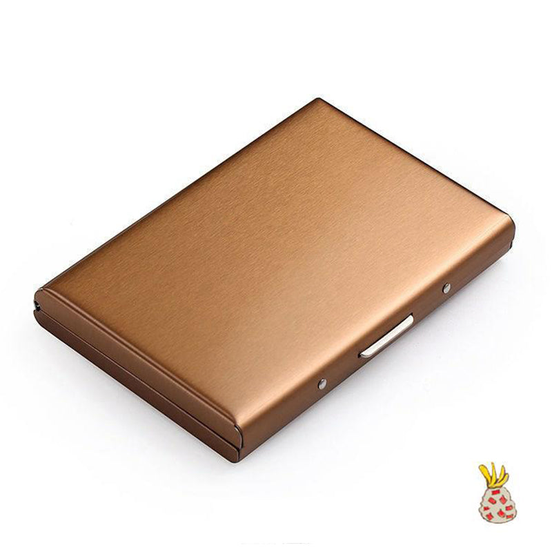 Ultra-Slim Card Case with Anti-Theft and Anti-Demagnetization Protection
