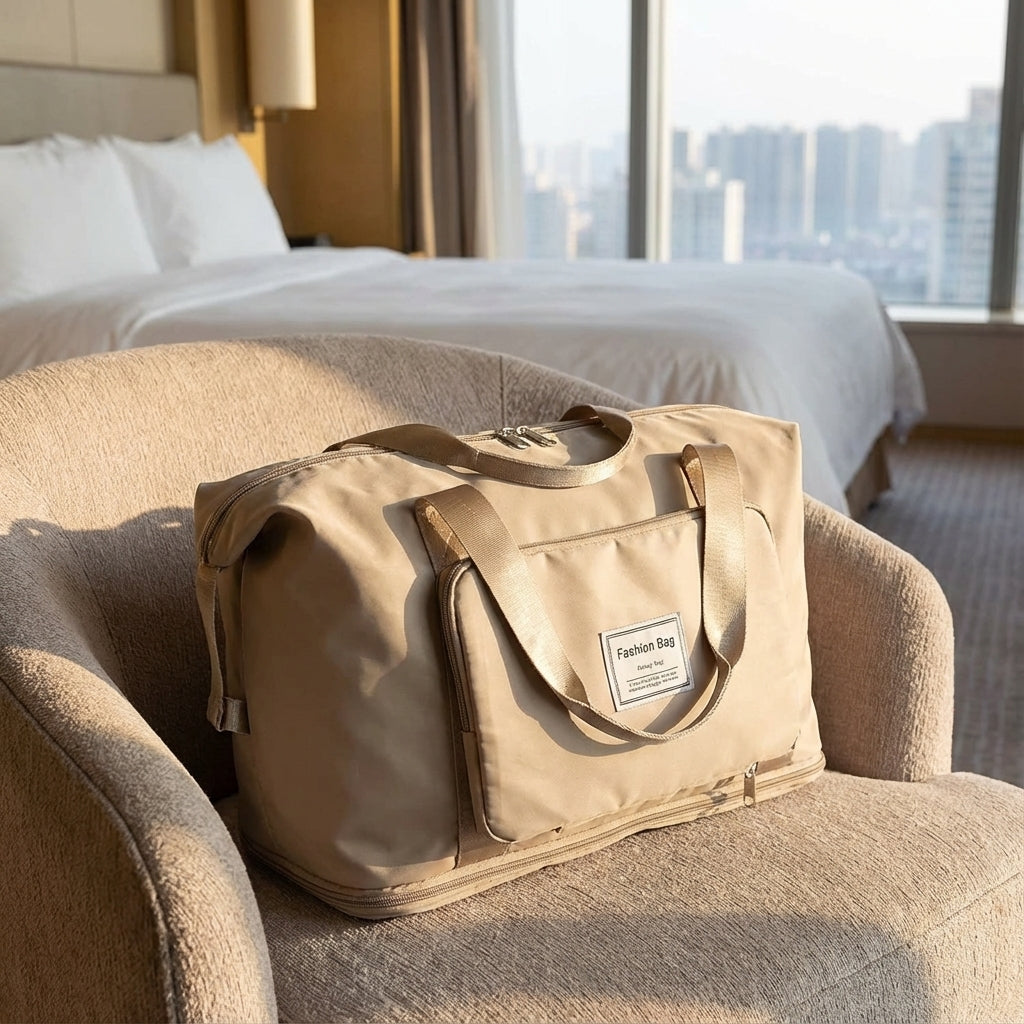 Unisex Foldable Travel Bag - Expandable & Waterproof