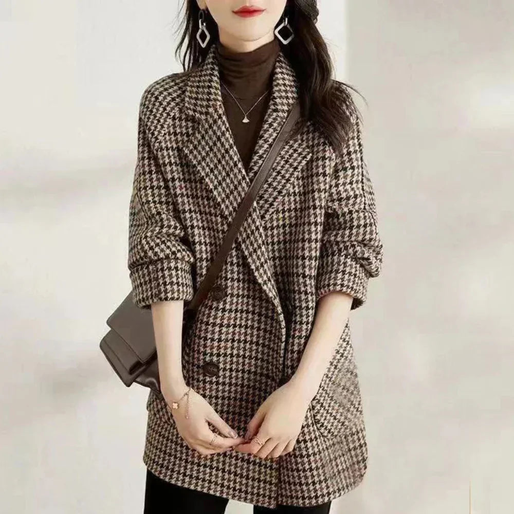 Women's Classic Double-Breasted Coat