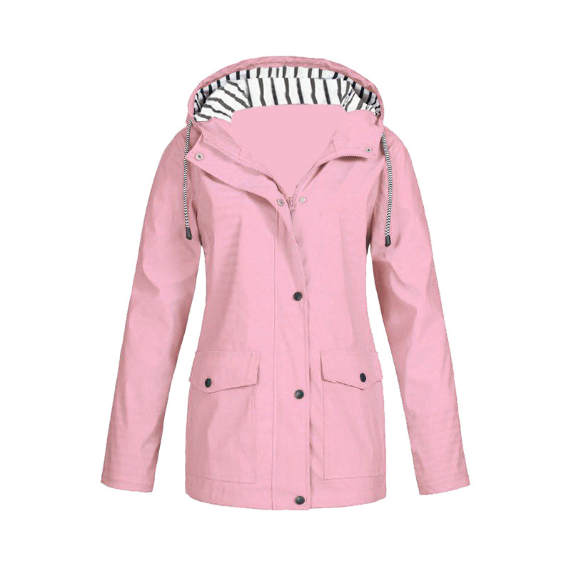 Women's Hooded Mid-Length Jacket