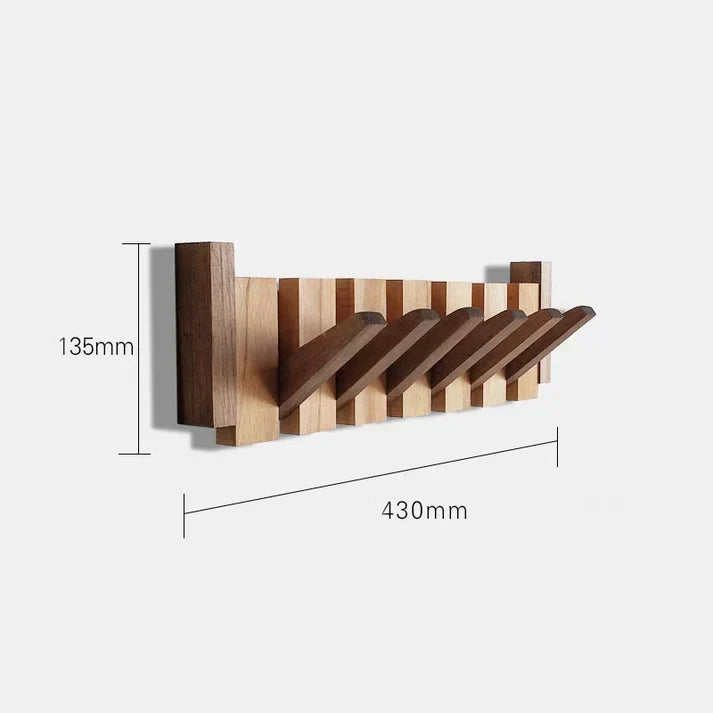 Wooden Piano Design Coat Rack