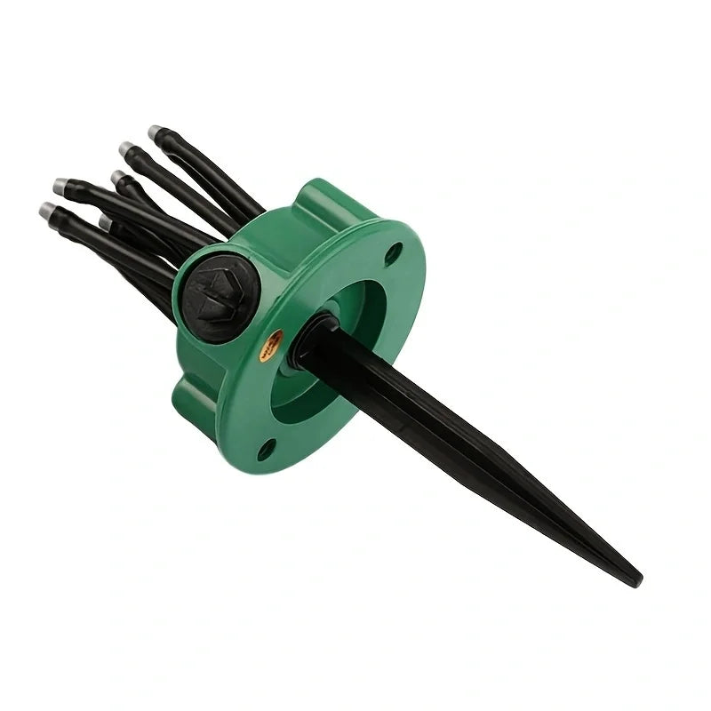 12-in-1 Garden Watering System – Adjustable Sprinkler with 360-Degree Irrigation