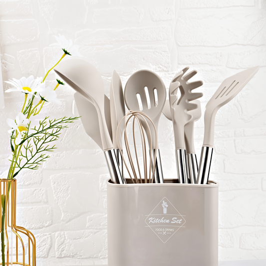 12-Piece Silicone Kitchen Utensil Set