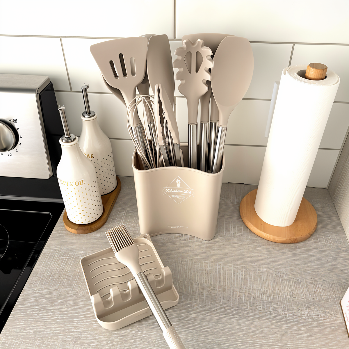 12-Piece Silicone Kitchen Utensil Set