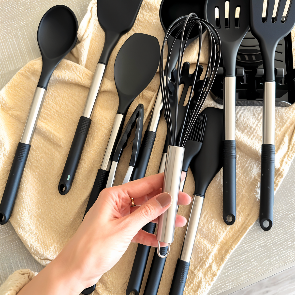 12-Piece Silicone Kitchen Utensil Set