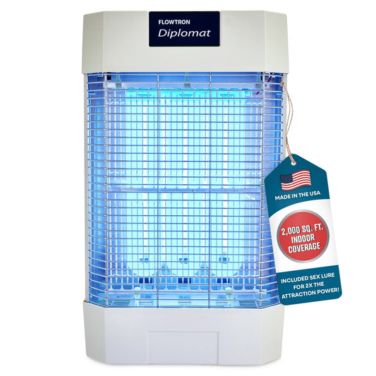 120W Indoor Commercial Bug Zapper, 2,000 Sq. Ft. Coverage