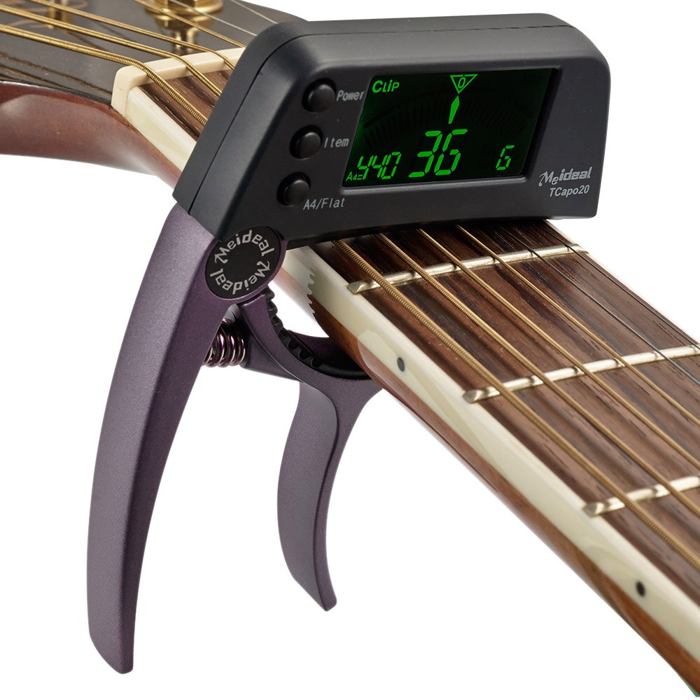 2-in-1 Guitar Capo and Tuner
