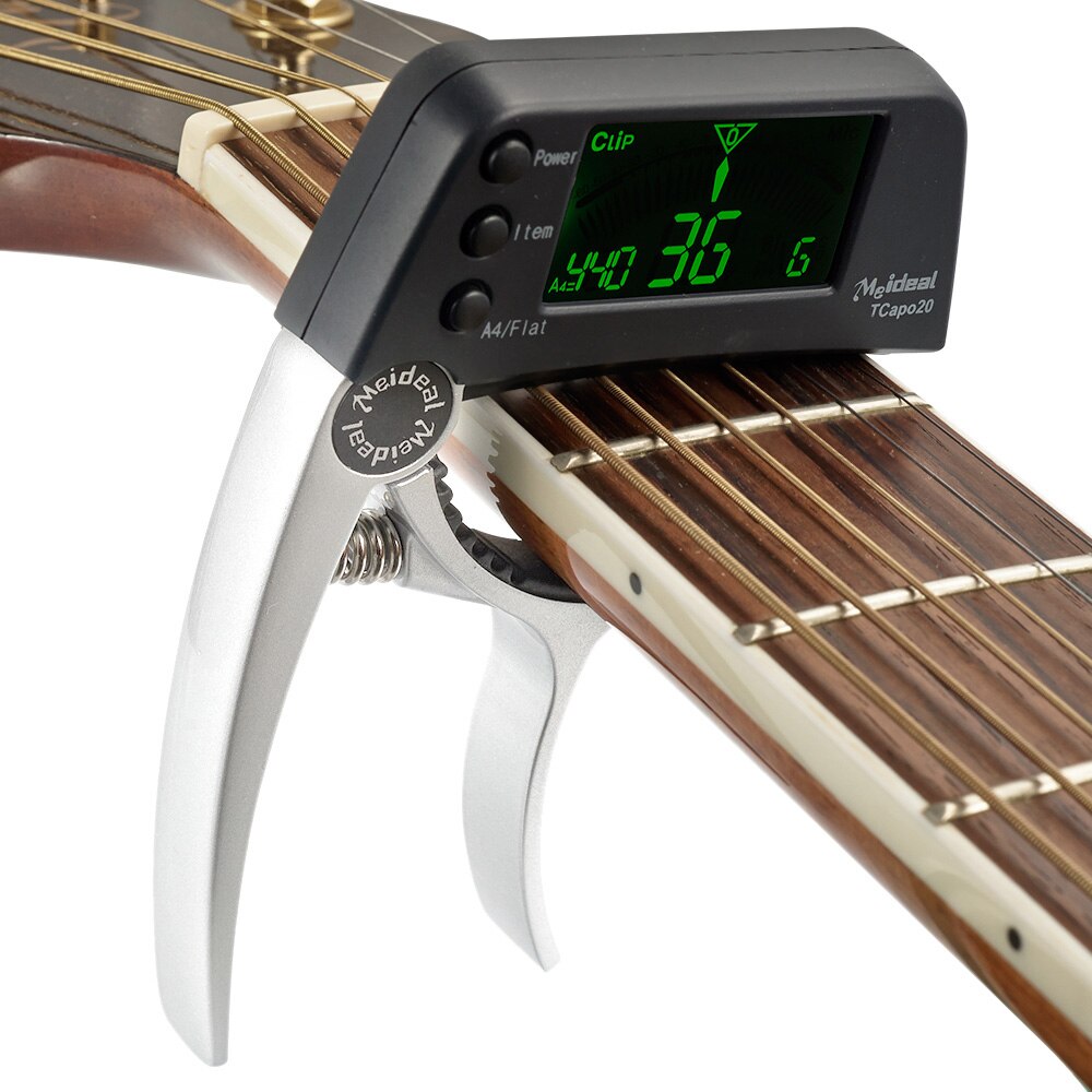 2-in-1 Guitar Capo and Tuner