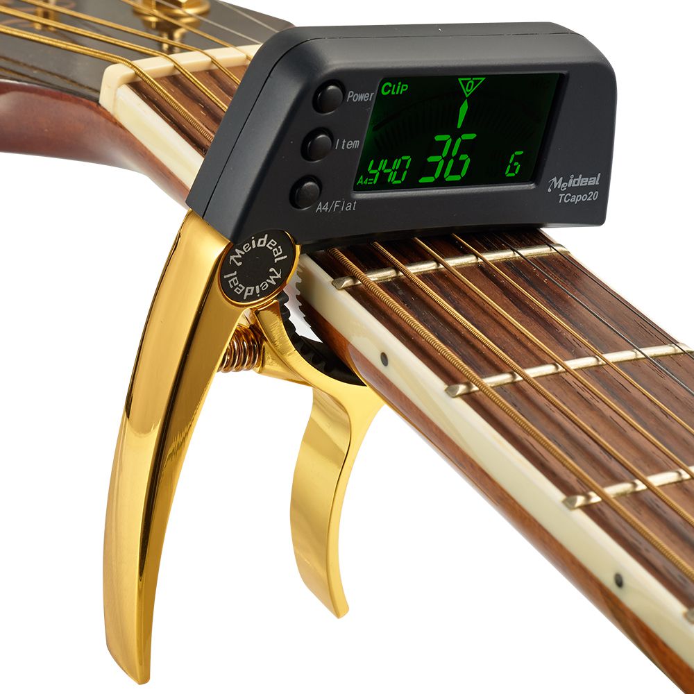 2-in-1 Guitar Capo and Tuner