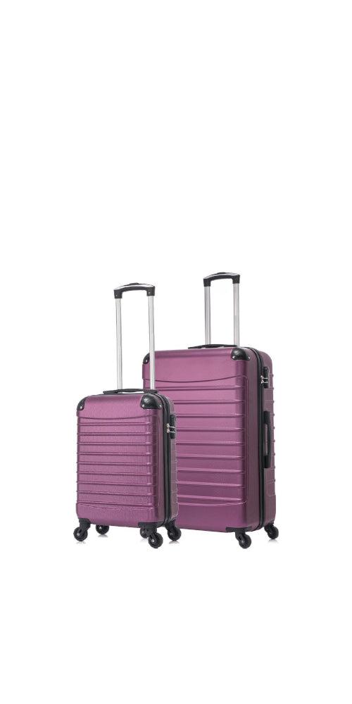 2-Piece Hardshell Suitcase Set - Bordeaux