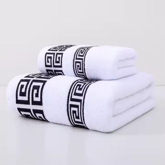2-Piece Premium Cotton Towel Set