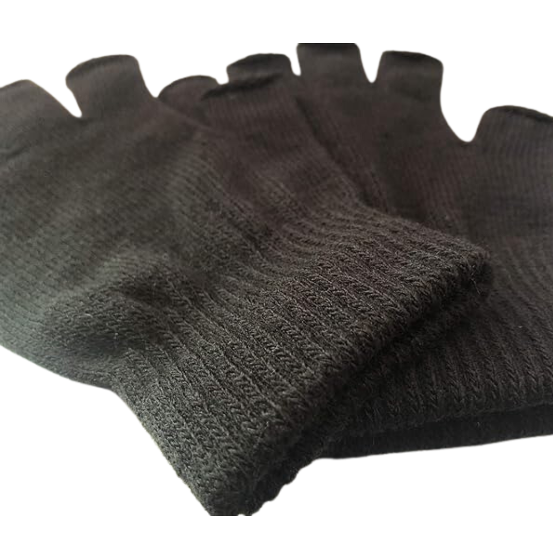 2-Piece Set of Winter Fingerless Gloves