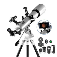 210X Astronomical Refractor Telescope with Star Tracking App – Beginner-Friendly