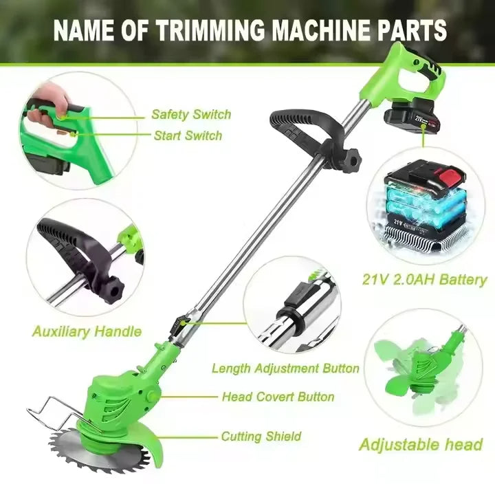 24V Cordless Electric Grass Trimmer