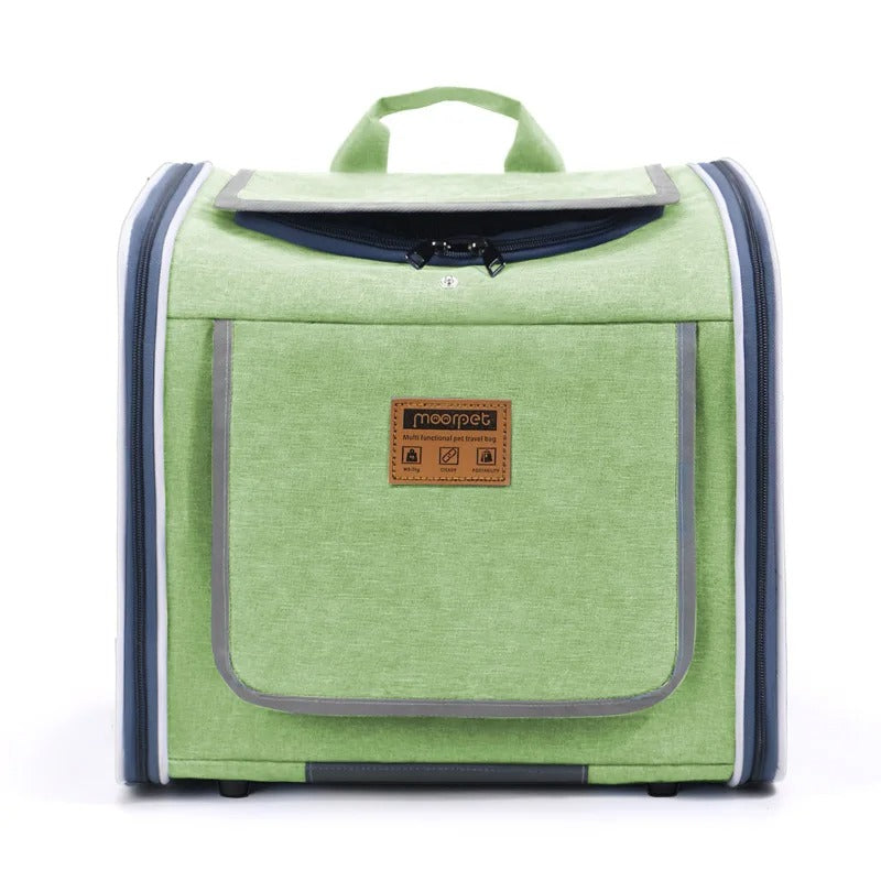 3-in-1 Multifunctional Dog Bicycle Carrier Bag - Comfortable Pet Travel Carrier