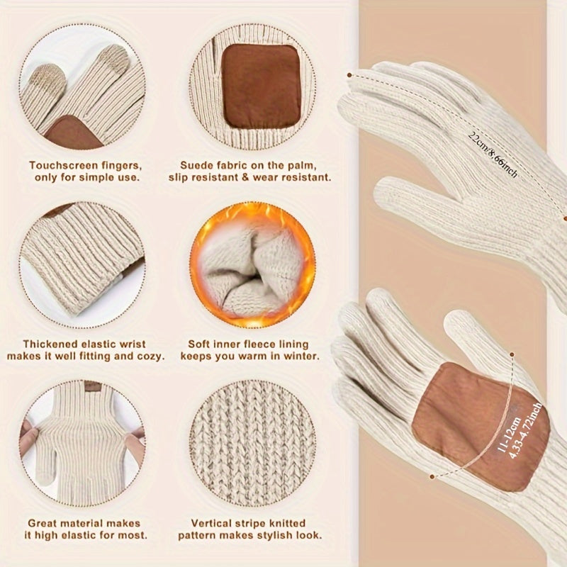 3-in-1 Winter Set – Warm Beanie, Scarf and Gloves