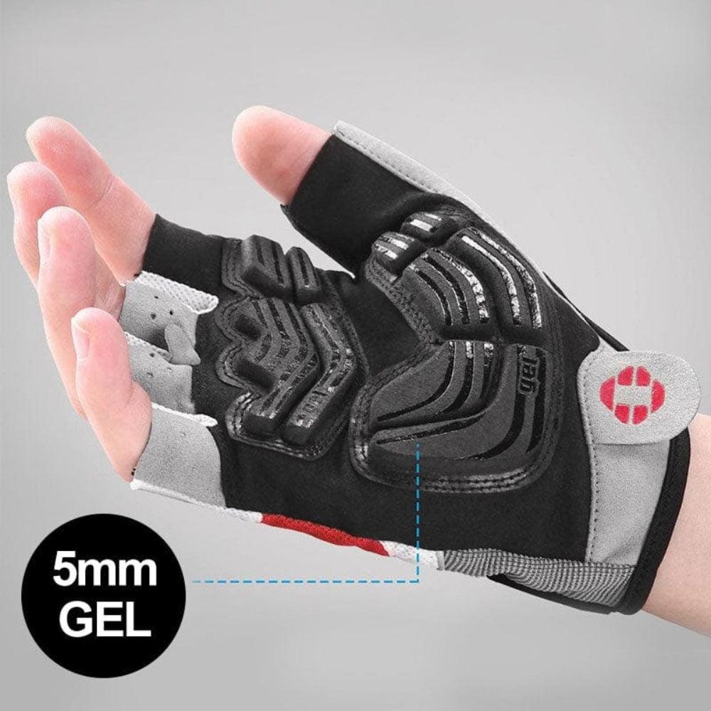 3D Gel Padded Shock-Absorbing Breathable Cycling Gloves for Men & Women