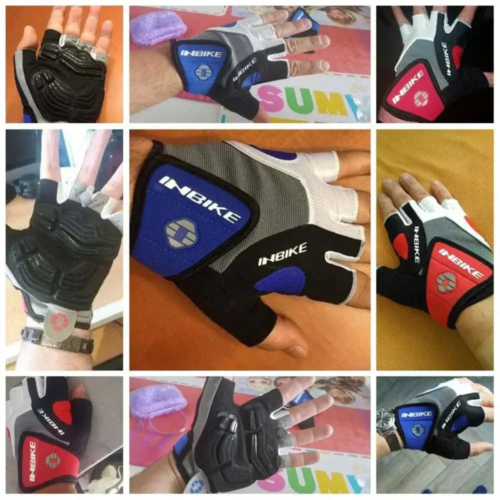 3D Gel Padded Shock-Absorbing Breathable Cycling Gloves for Men & Women