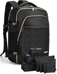 40L Airline-Approved Travel Backpack with 6 Packing Cubes and Laptop Compartment