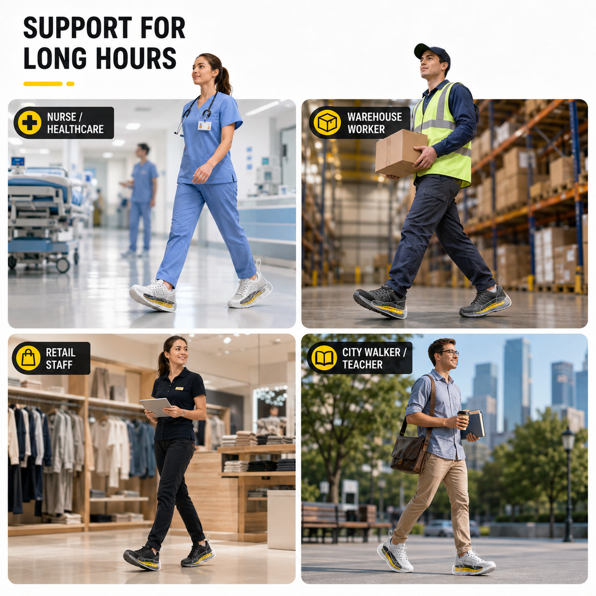 4D Contoured Sports Insoles