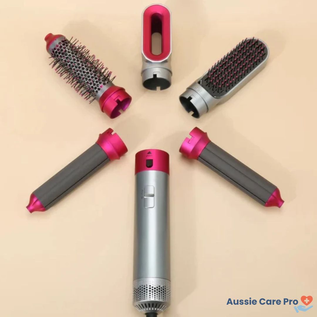 5-in-1 Hair Styler – Curl, Straighten, Dry & Volumize
